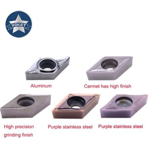 VOKET 1PCS CNC Turning Inserts cutter DCMT070204-TM-ZP152
