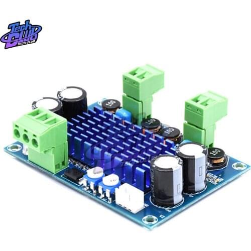 XH-M572 TPA3116D2 2 X 120W Chassis Dedicated Plug-in 5V - 24V - 28V Output High Power Digital HIFI Amplifier board