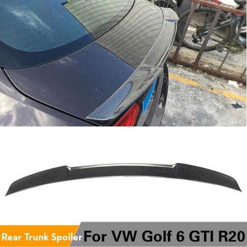 Carbon Fiber Rear Trunk Spoiler for Audi A5 Sline S5 Sedan 4Door 2012 - 2016 Rear Trunk Boot Wing Lip Spoiler