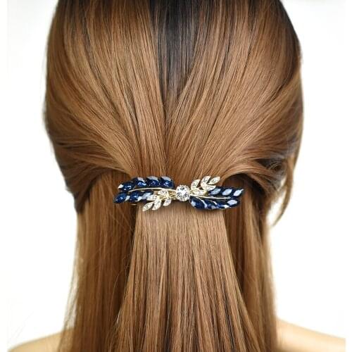 Women Headwear Flower Cute Hair Clip Fashion Crystal Hair barrettes Rhinestone Hair Accessories For Women