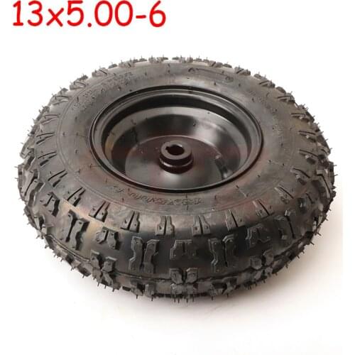 13X5.00-6 inch wheel snow plow wheel butterfly flower tires 13 * 5.00-6 inch beach wheel