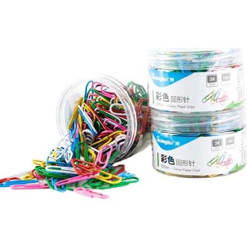 29mm Metal Paper Clip Office Supplies Nickel Plated Large Bookmark Clip Back Line U-pin Document Data Storage Binding Paper Clip