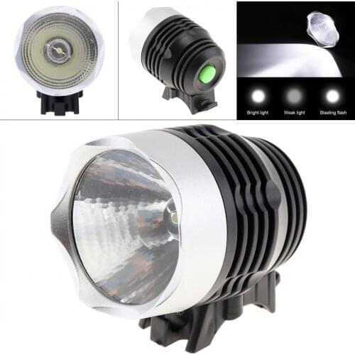 3 Modes T6 LED Lights Waterproof IPX-5 Bicycle Headlights with 50-100m Far-range Radiation for Night Riding / Journey Equipment