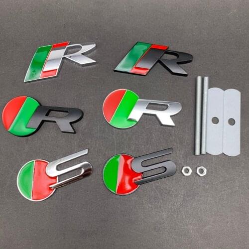 3D Metal Car Sticker Emblem Auto Badge Decal For Jaguar R S Logo X-TYPE F-TYPE S-TYPE XE XF XJ XK XJR XFR Car Accessories