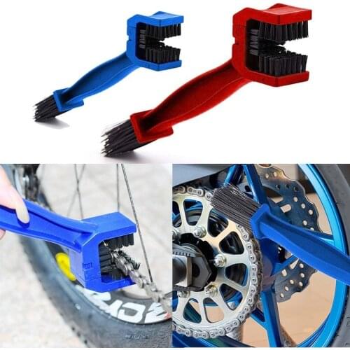 Motorcycle Chain Cleaner Accessories Care Tire Cleaning Motorcycle Bicycle Gear Maintenance Cleaner Dirt Brush Cleaning Tools