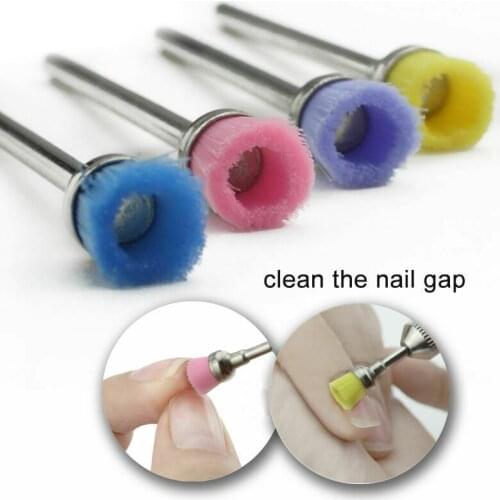 Nail Drill Bits Brush Cutters Nail Drill Cleaning Brush Milling Cutter Nail Art Remover Manicure Accessories Tools