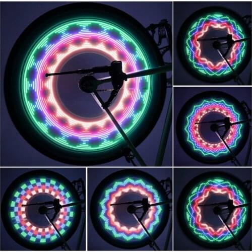 Waterproof 32-LED Bicycle Bike Riding Spoke Lights Reflective Rim Light For MTB Wheel Tire Cycling Accessories Spoke Warn Light
