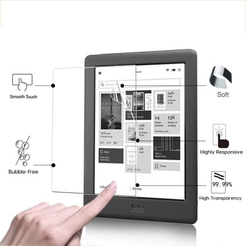 Premium Anti-Scratched HD lcd Glossy screen protector film For Kobo Glo HD 6.0" tablet front high clear screen protective films