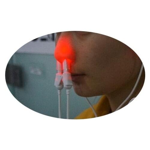 Hot Dropship Nose Rhinitis Sinusitis Cure Therapy Massage Hay Fever Low Frequency Pulse Laser Nose Health Care Cleaning Machine