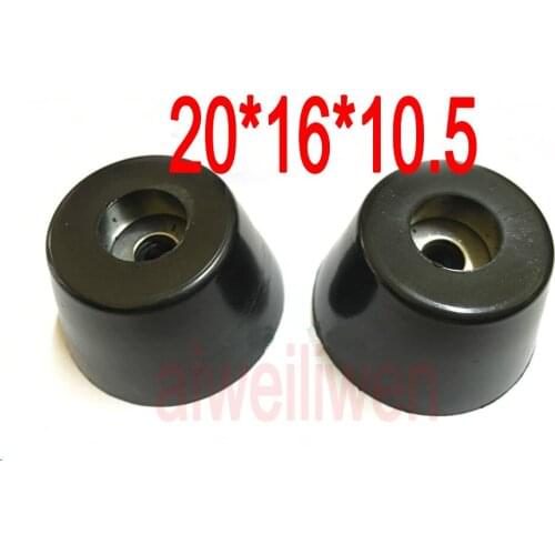 20*16*10.5 Trapezoid Rubber pads Desk and chair MATS furniture computer case instrument Rubber machine feet Shock absorption