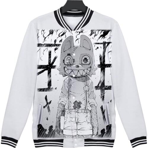 LUCKYFRIDAY Harajuku Gleipnir 3D Women Pullovers Tops Leopard Print Baseball uniform Winter Lady Hem Hoody Shirts 2020