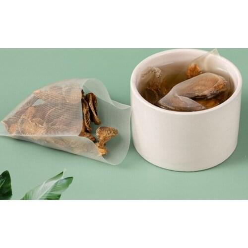 Nylon Tea Bag Heat Sealable Filters Guadrangle Tea Leaf Transparent Empty Teabags 5.8*7cm 6.5*8cm 100pcs/Lot