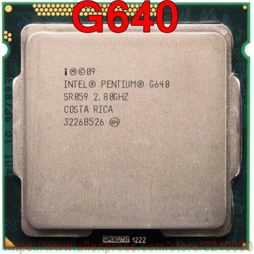 Original Intel CPU PENTIUM G640 SR059 Processor 2.80GHz 3M Dual-Core Socket 1155 free shipping speedy ship out