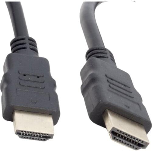 HDMI CABLE FLAT BLACK PLASTIC 30 CM