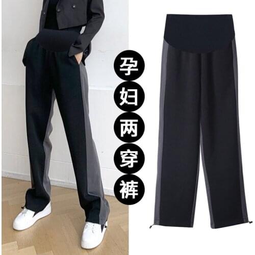 Pregnant Womens Trousers Wear Broad Leggings Autumn And Winter Trousers Fashion Winter Thickened Cashmere Bottom Pants Autumn