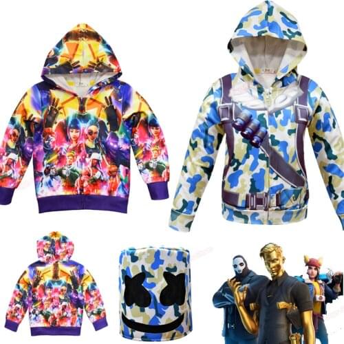 Fortnites Pullover Hoodie Kid Battle Royale Coat Jacket Pants Set Hot Game Children Fortnites Costume Cosplay Cosplay Clothing