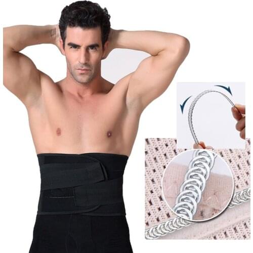 Plus Size Men Tummy Control Shape Belt Waist Trainer Girdle Tight Corset Slimming Belts Lose Weight Bodybuilding Shaping Straps