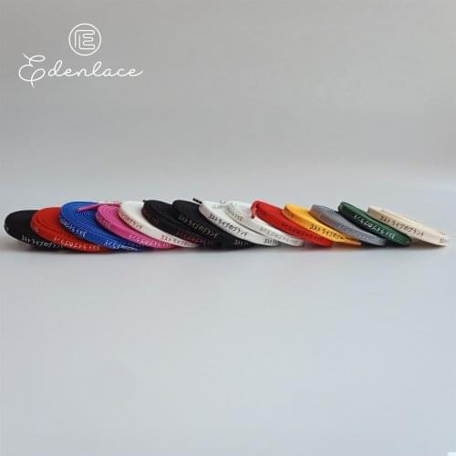 KATAKANA Shoelace Japanese Shoe Lace Printing Bootlace Flat Double-sides Printed Katakana Shoelaces 8mm Shoestrings