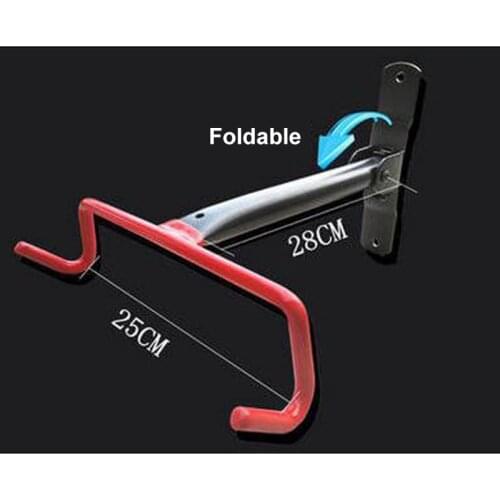 Foldable Bike Wall Hook Bicycle Display Rack Parking Rack Mount Storage Hanger Hook Anti-Scratch Bicycle Hanging Stand