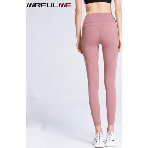 Sport Leggings Women High Waist Yoga Pants Quick Dry Pocket Leggins Peach Hip Elastic Running Trousers Female Gym Fitness Tights