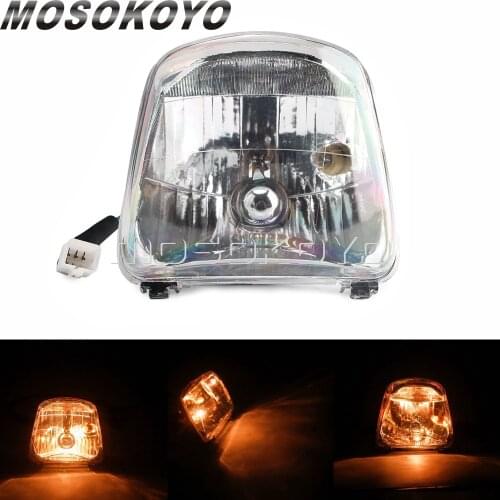 Universal Motorcycle H4 Headlight Dirt Bike Motocross Dual Sport Head Light For Honda CRF MX SMR Enduro Supermoto Off-Road