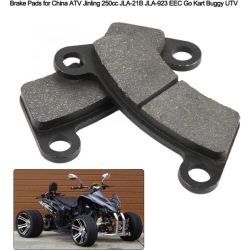 2pcs Brake Pads Aluminum Alloy Universal for China ATV Jinling 250cc JLA-21B JLA-923 EEC Go Kart Buggy UTV Car Accessories