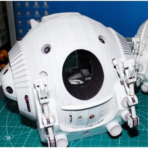2001 Space Odyssey EVA Podz Single Capsule 3D Paper Model DIY Handmade Papercraft Toy