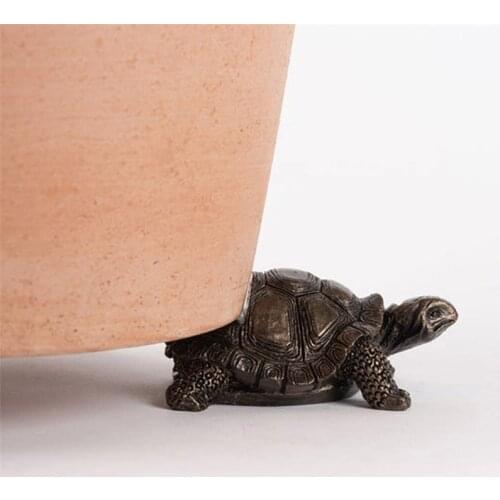 3Pc Flower Pot Holder Potty Feet Resin Animal Plant Pot Feet Planter Support Garden Decoration Outdoor Statue Garden Pot Planter