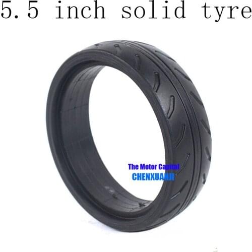 Free Shipping Good Reputation 5.5 Inch Rubber Solid Tire Fits for Electric Balanced Car Electric Scooter Baby Carrier
