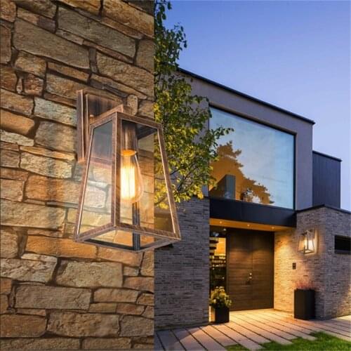 BROTHER Wall Sconce Outdoor Lighting Waterproof Patio Modern LED Wall Light Fixture For Porch Balcony Courtyard Villa Aisle