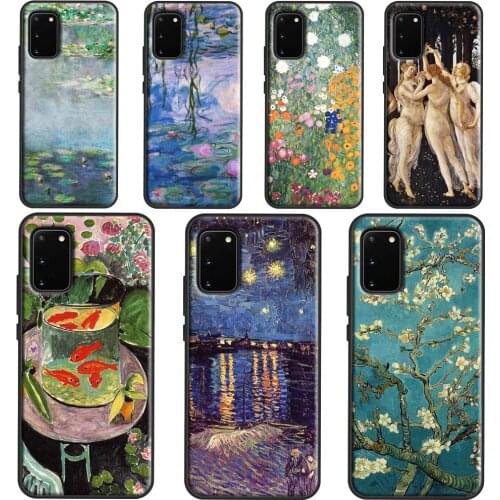 Oil Painting Art Phone Case For Samsung Galaxy S21 S20 Ultra S8 S9 S10 Plus Note 10 Note 20 9 S20 FE Cover
