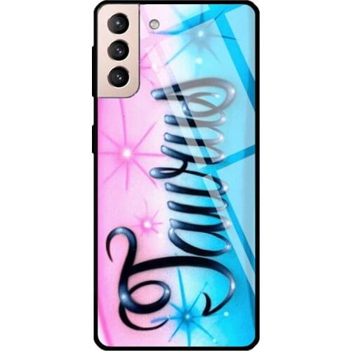 Taurus Tempered Glass Case For Samsung Galaxy S10 Plus Note 10 S8 S9 S20 FE S21 Note 20 Ultra