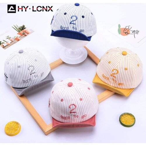 Baby Hat Baseball Soft Brim Sun Visor Hats Baby Caps Cute Boy Girl for Baby Cotton Cartoon Embroidery Cool Summer Caps