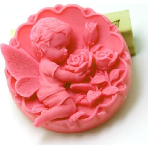 DIY Handmade Flower Fairy Silicone Mold Cake Decoration Mould Soap Making Molds