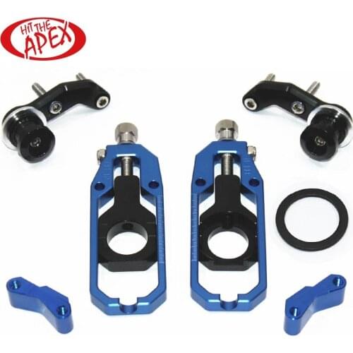 For Kawasaki Ninja ZX-6R ZX6R 2005 2006 2007 2008 2009 2010 2011 2012 CNC Chain Tensioner Catena Adjuster with Spool Aluminium