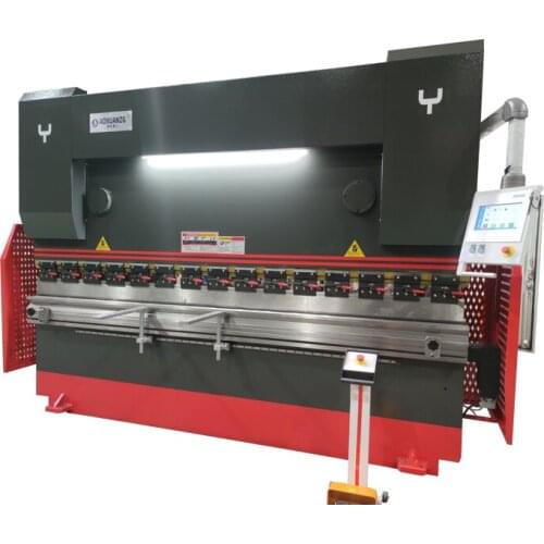 Electro-Hydraulic Press Brake WC67K Sheet Metal Folding Machine With TP10S
