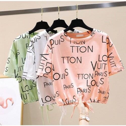 Summer Girls' Tops, Foreign Style, New Fashion, Big Childrens Summer Clothes, Childrens Clothes, Korean T-Shirts, Trendy Loose