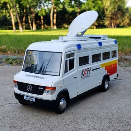 1:28 VARIO Business Purpose Vehicle Alloy Car Model Diecasts Simulation Metal Toy Car Model Collection Sound Light Kids Toy Gift