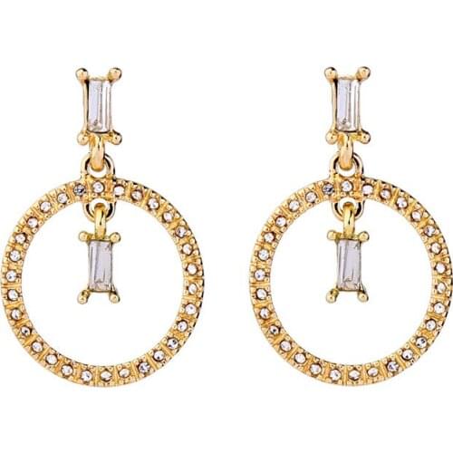 Geometric Earring Set Drop Earrings Female European And American Wind Trend for Long Face Earrings