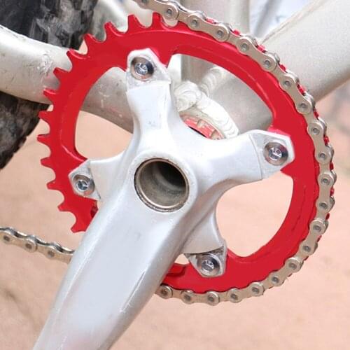 Single 1 Speed System Narrow Wide Chainring 104 BCD ROUND 32T 34T 36T 38T For MTB 11s 10s 9s 1*11 Crankset Chainwheel Ring