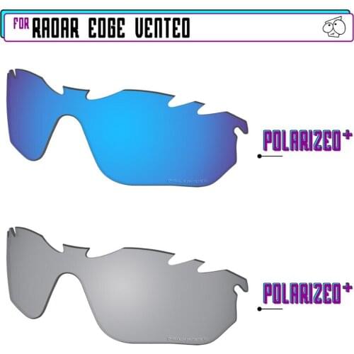 EZReplace Polarized Replacement Lenses for - Oakley Radar Edge Vented Sunglasses - Sir P Plus-BluePPlus