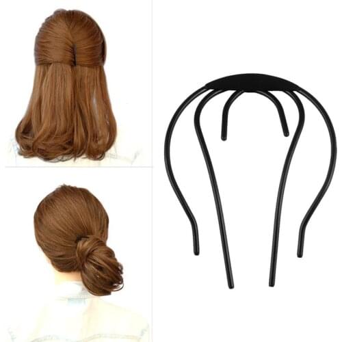 NEW Women Bun Hairstyle Ornaments Braider Bow Hair-Plug Disk Hair Accessories Chic