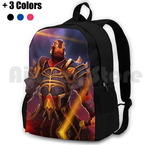 2 Ember Spirit Fanmade Artwork Outdoor Hiking Backpack Riding Climbing Sports Bag 2 Ember Spirit Ember Spirit Work Fan Made