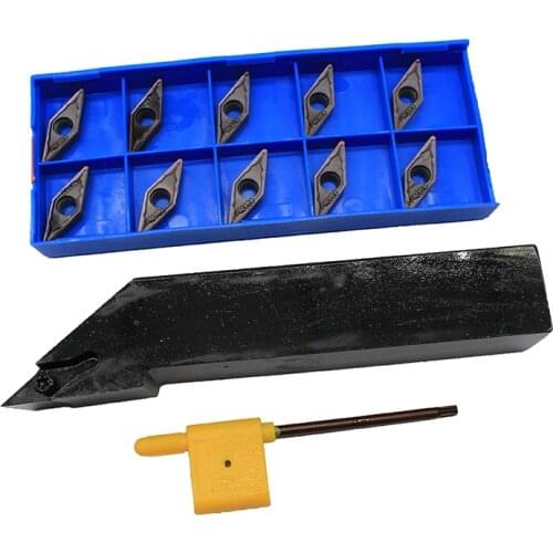 VCMT160408 HMP PC9030 10PCS+1PCS SVJCR2525M16 carbide insert for CNC Lathe Turnning cutter holder turning tools holder