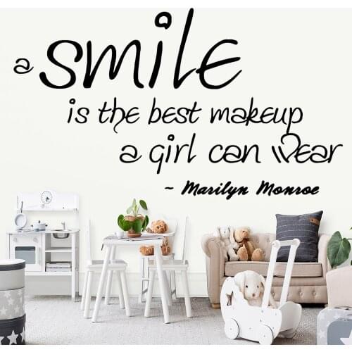 Funny smile Waterproof Wall Stickers Home Decor For Kids Room Living Room Home Decor Wall Decoration Murals