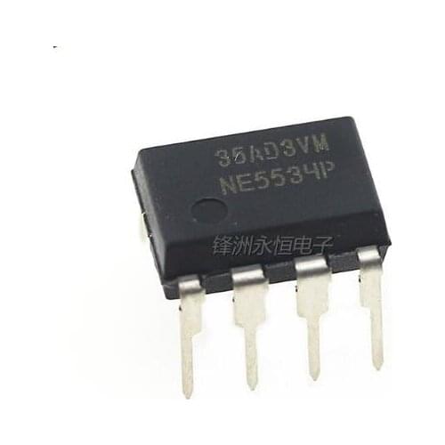 10pcs/lot NE5534 LOW-NOISE OPERATIONAL AMPLIFIERS PDIP-8 IC ( NE5534P )