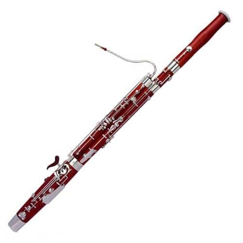 26 key maple bassoon C key cupronickel parts