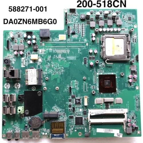 588271-001 For HP AIO 200 200-5118CN motherboard DA0ZN6MB6G0 motherboard 100%tested fully work