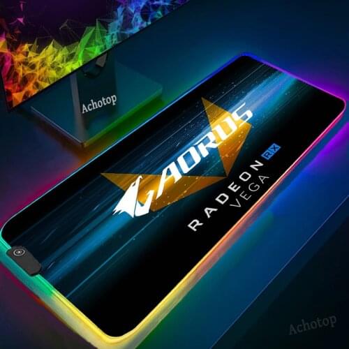 Aorus Pc Accessories Rgb Led Mouse Pad Gaming Play Mats Gaming Setup Mesa Gamer Backlit Mat Republic of Gamers Luminous MouseMat