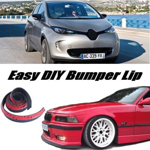 Bumper Lip Deflector Lips For Renault Zoe Front Spoiler Skirt For Car Tuning View / Body Kit / Strip